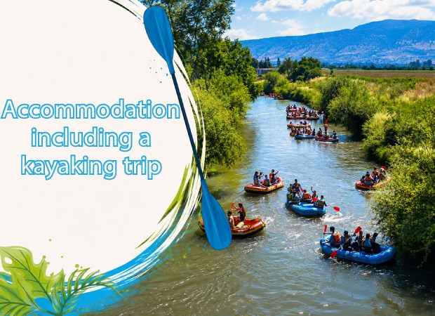 Accommodation with Kfar Blum Kayaking Vouchers
